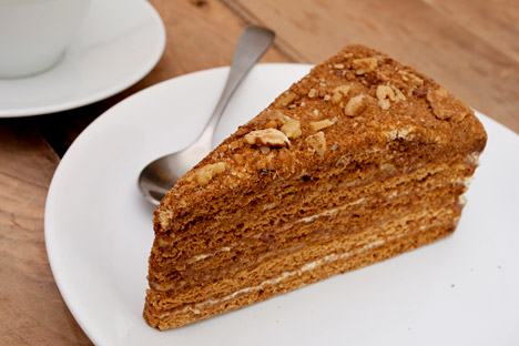"Medovik" es una de las tortas más famosas de Rusia. Fuente:  Lori / Legion Media