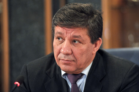 Vladímir Popovkin, director de  Roskosmos. Fuente: Artem Zhitenev / RIA. 