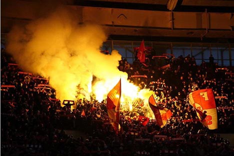 El derby ruso empañado por los disturbios entre las hinchadas. Fuente: flickr / Kate_Lokteva.