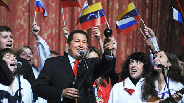 La victoria de Hugo Chávez en las elecciones venezolanas. Fuente: ITAR-TASS.