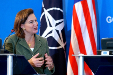 Victoria Nuland, representante del Departamento de Estado de EE UU. Fuente: AP