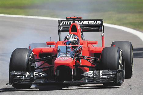 En noviembre de 2012 el primer equipo ruso de Fórmula 1, Marussia F1 Team, cumplió 3 años. Fuente: ITAR-TASS