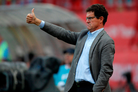 Entrevista con el veterano entrenador italiano de fútbol que entrena a la selección rusa. Fuente: AP