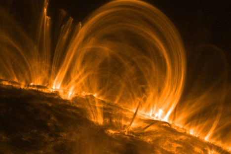 Según los científicos, en 2010 comenzó un nuevo ciclo solar que podría aumentar las tormentas magnéticas. Fuente: NASA