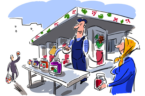 Dibujado por Alekséi Iorsh