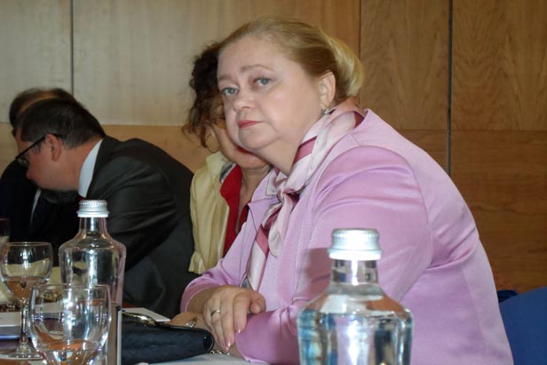 Lia Luchnikova, directora general de la Casa de Rusia en Barcelona. Foto : Maite Montroi