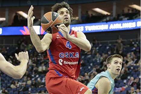 El serbio Milos Teodosic, gran decepción del CSKA en la F4. Fuente: cskabasket.com.