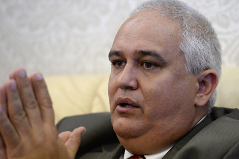 Emilio Losada García,  Embajador Extraordinario y Plenipotenciario de la República de Cuba en Rusia. Fuente: Ria Novosti