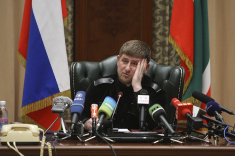 Ramzán Kadírov, presidente de Chechenia. Fuente: Reuters