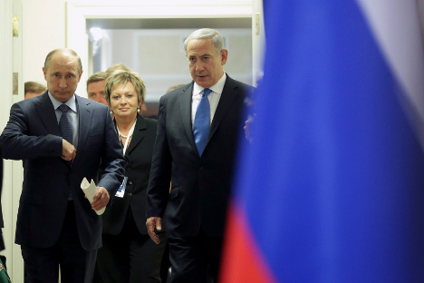 Vladímir Putin y Benjamín Netanyahu se reunieron en Moscú el pasado mes de mayo. Fuente: Reuters.