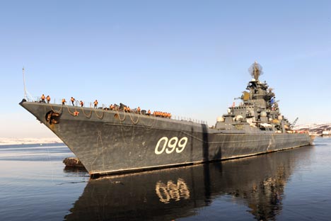 Mísseis de navio posicionado no Mediterrâneo serão capazes de rechaçar eventuais ameaças Foto: ITAR-TASS
