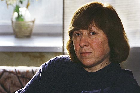 Svetlana Alexievich. Fuente: RIA Novosti