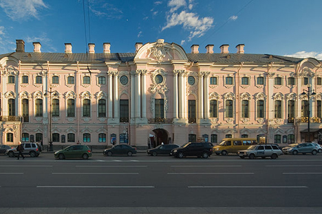 Palacio Stróganov en San Petersburgo. Fuente: wikipedia / George Shuklin