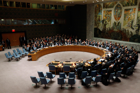 Em 2013, a Rússia se trornou membro do Conselho Humanitário da ONU Foto: Reuters / Vostock photo