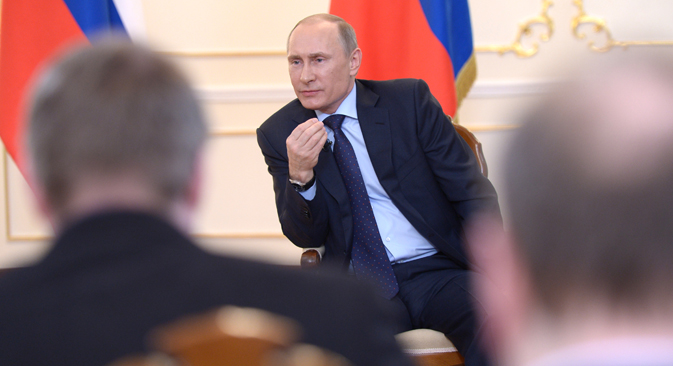 El presidente de Rusia rompe su silencio por primera vez desde el comienzo de la crisis. Fuente: Alekséi Nikolski / Ria Novosti