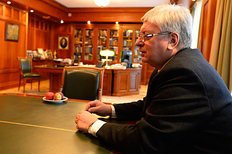 Anatoli Tokunov, el rector del MGIMO. Fuente: Mijaíl Sinitsin / RG