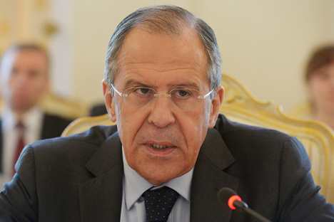 Serguéi Lavrov, ministro de Asuntos Exteriores de Rusia. Fuente: Ministerio de Asuntos Exteriores