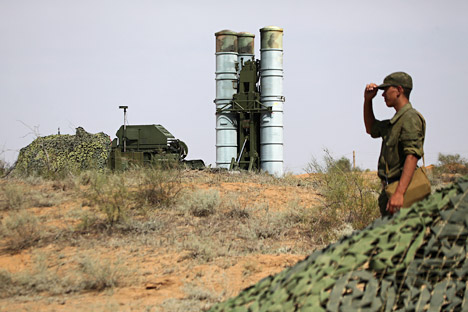 Sistema antiaéreo S-400. Fuente: Ruslán Krivobok / Ria Novosti