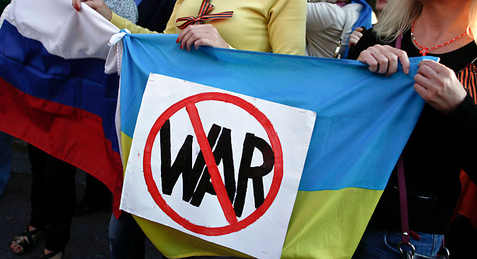 Três quartos dos entrevistados mostraram preocupação com a possibilidade de um conflito armado entre a Rússia e a Ucrânia Foto: Reuters