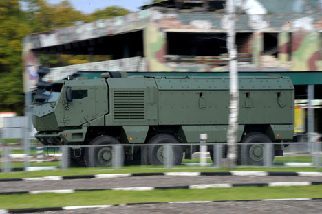 Las plataformas de combate en las tropas de tierra se unificarán. Los tanques y los vehículos se harán con las mismas piezas. Fuente: Grigori Sisóev / Ria Novosti