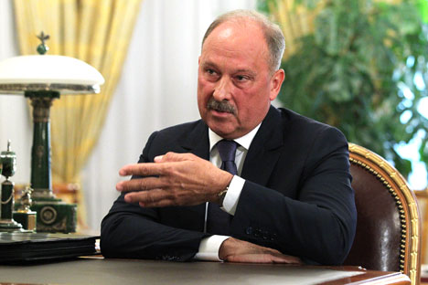 El presidente de Vneshekonombank, Vladímir Dmítriev. Fuente: ITAR-TASS
