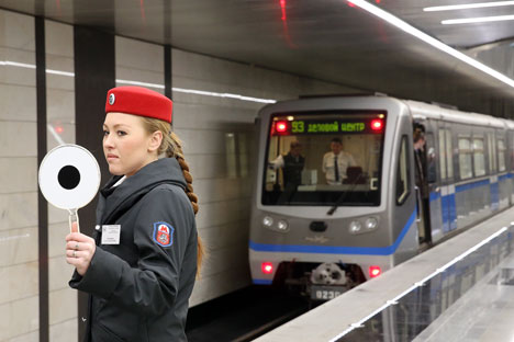 Cerca de 8 milhões de pessoas usam o metrô de Moscou diariamente Foto: TASS