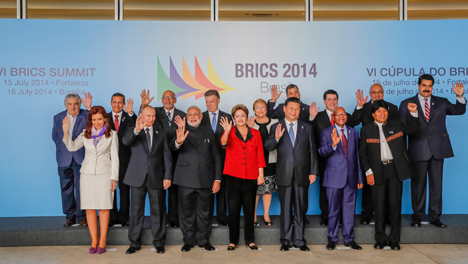 Teilnehmer des BRICS-Gipfels in Brasilien. Foto: Pressebild