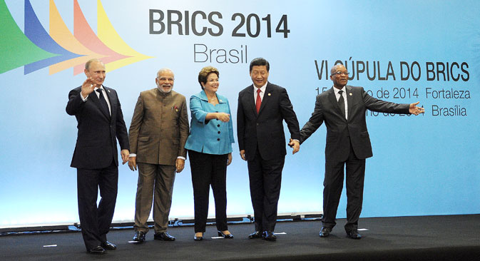 Se crea el Nuevo Banco de Desarrollo de los BRICS. Fuente: ITAR-TASS