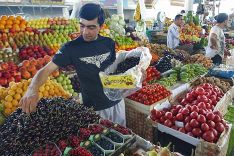 Mais de 23% de todas as reclamações são sobre aumento dos preços de vegetais e frutas Foto: ITAR-TASS