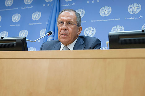 El ministro de Asuntos Exteriores de Rusia explica las principales líneas de actuación de la política exterior rusa. Fuente: AP