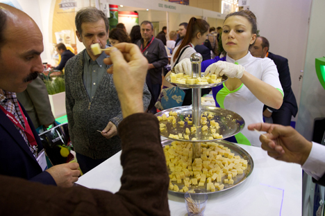 Este ano, representantes das várias associações argentinas da agricultura se reuniram na World Food Expo Moscow Foto: AP