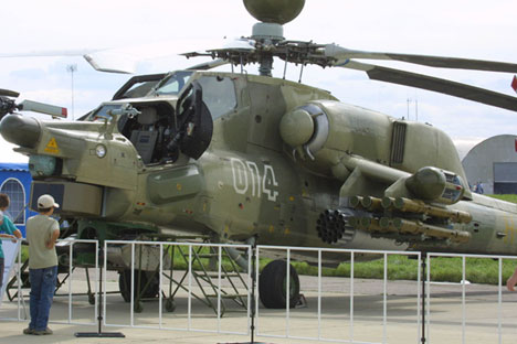 Os helicópteros de ataque Mi-28NE "Night Hunter" foram encomendados pelo Iraque em 2012 Foto: ITAR-TASS