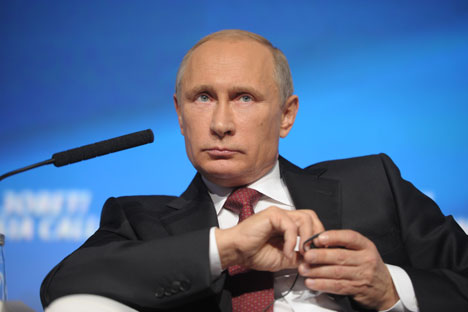Pútin deu claramente a entender aos EUA e seus aliados da OTAN que a Rússia vai defender seus interesses nacionais Foto: RIA Nóvosti