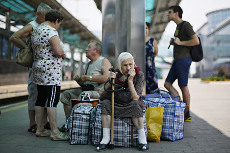 La ONU ha confirmado que más de un millón de personas se han desplazado a Rusia desde Ucrania. Fuente: TASS.