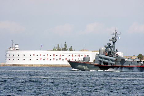 La Flota del Mar Negro ha reconstruido parte de sus estructuras de mando. Fuente: Alekséi Pavlichak / TASS