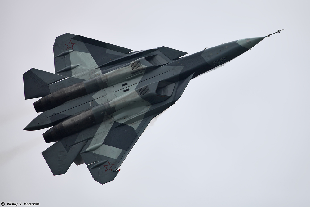 The newest Russian jet fighter was built as the main competitor to the F-22 Raptor.