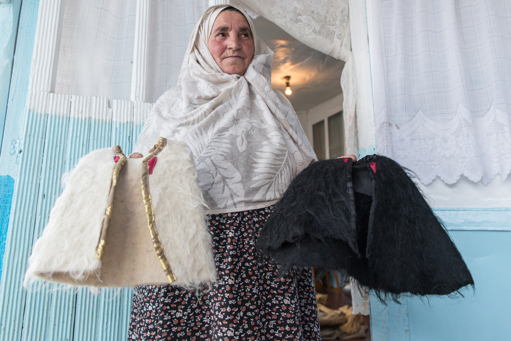 Burqas are made by the Andi people, an indigenous West Dagestanian group that lives near the Andi Koysu River.