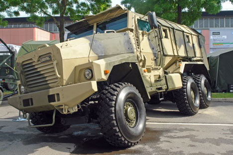 Ural-3M, véhicule blindé. Crédit photo : Sergueï Ptitchkine / RG