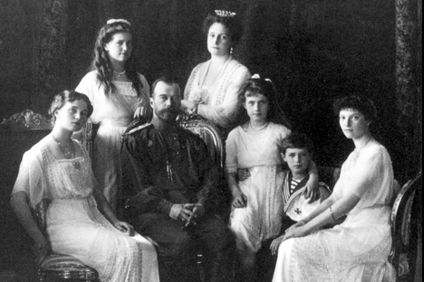 La famille Romanov. Source : service de presse