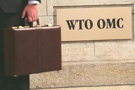 D’ici un mois, la Russie pourra rejoindre l'OMC. Crédit photo : Corbis/Fotosa