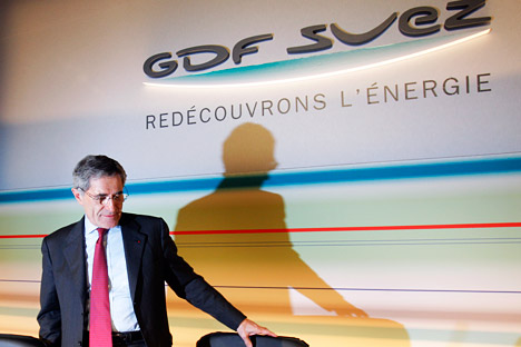 Le directeur général de la société GDF-Suez Gérard Mestrallet. Crédit photo : AP