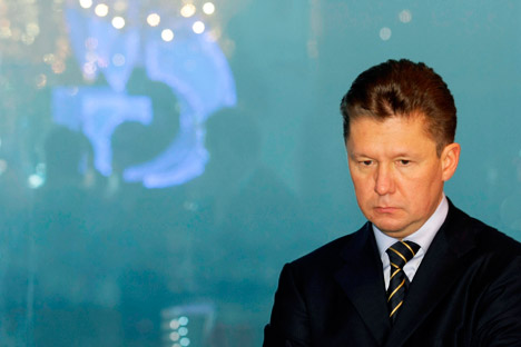 Si l’on démontre la culpabilité de Gazprom, l’entreprise devrait subir une amende s’élevant à 4,5 milliards d'euros. Sur la photo : Alexeï Miller, PDG de Gazprom. Crédit : AP