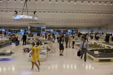 Outre les Russes, le Forum de Sotchi a attiré environ 500 participants venus de 38 pays. Source : service de presse
