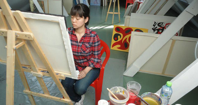 Les artistes peuvent rester un ou deux mois dans la résidence pour se consacrer entièrement à leur projet Crédit : ART-residences Penza