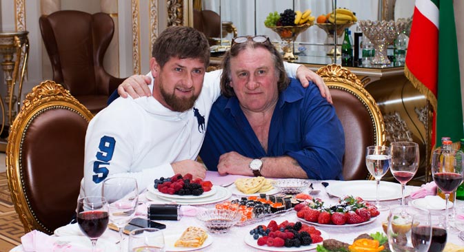 « C’est une visite à un ami », a déclaré Depardieu pour évoquer les raisons de son voyage. Crédit photo : Reuters