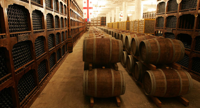 Les producteurs de vin géorgiens ont déjà calculé qu’ils sont capables de fournir 10 millions de bouteilles à la Russie. Crédit : PhotoXPress