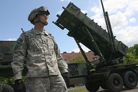 Les missiles Patriot déployées à Morag (Pologne), à 60 km de la frontière la région russe de Kaliningrad. Crédit : RIA Novosti / Igor Zarembo