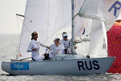 Georgy Shaiduko: "I might say that sailing is becoming increasingly popular in our country". Source: AP