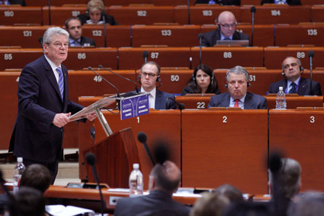 Sessão da Assembleia Parlamentar do Conselho da Europa foi aberta na segunda-feira (22) em Estrasburgo