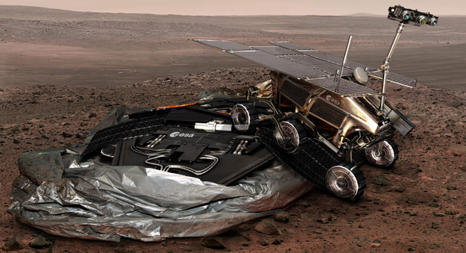 Les Russes sont en effet associés au projet européen ExoMars. Crédit photo : ESA